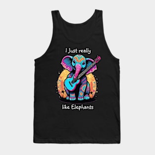 Harmonious Jumbo Jam I just really like elephant Tank Top